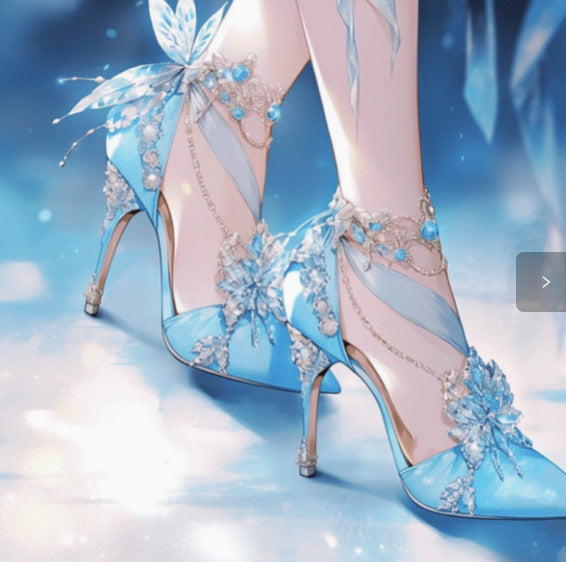 Women's Height Increasing Insole Fashion Ballet Dance Spring Leisure Sports Leather Shoes