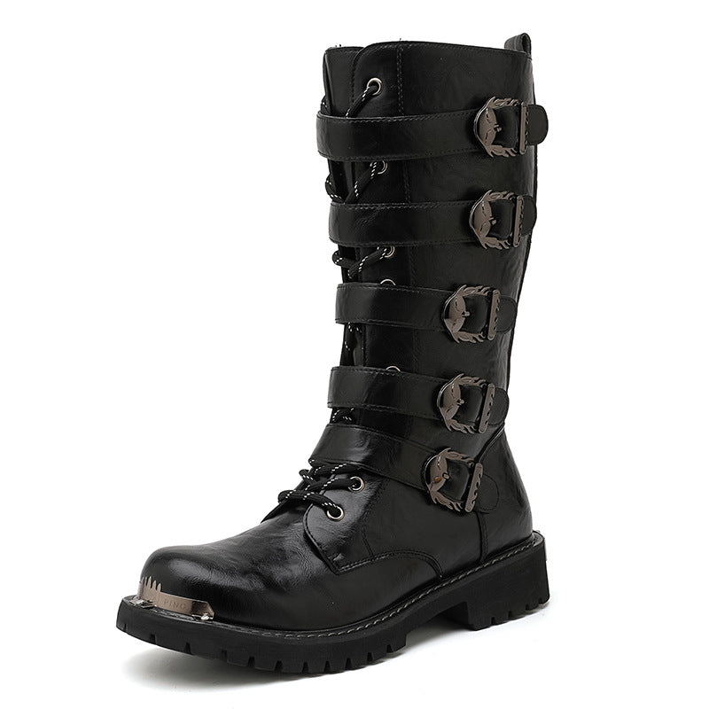 Men's Four National Fashion Tough Man Martin Plus Size Palace Style Men's Shoes