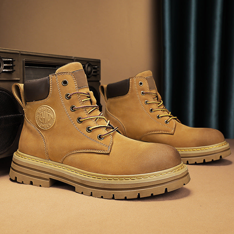 Women's & Men's Platform Height Increasing Leisure Male Couple Boots