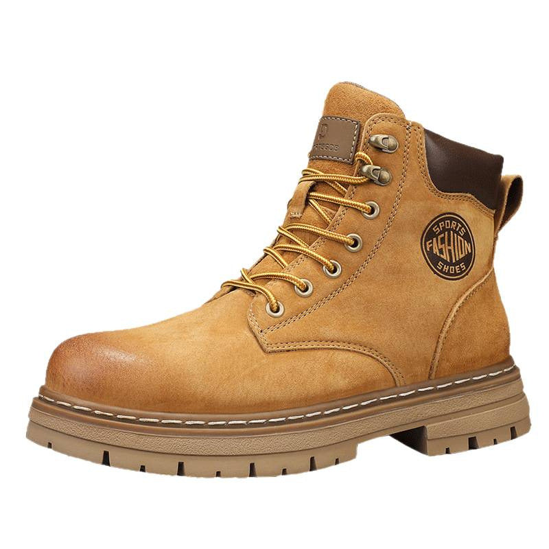Men's Genuine Tooling British Style Fashionable Warm Men's Martin Boots