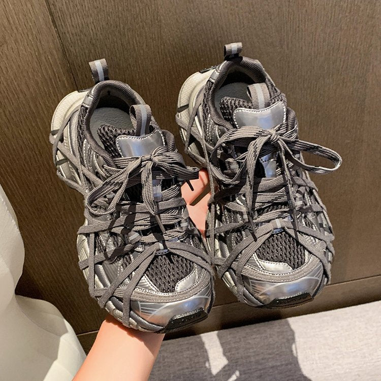 Women's Dad Trendy Autumn Versatile Height Increasing Sneakers