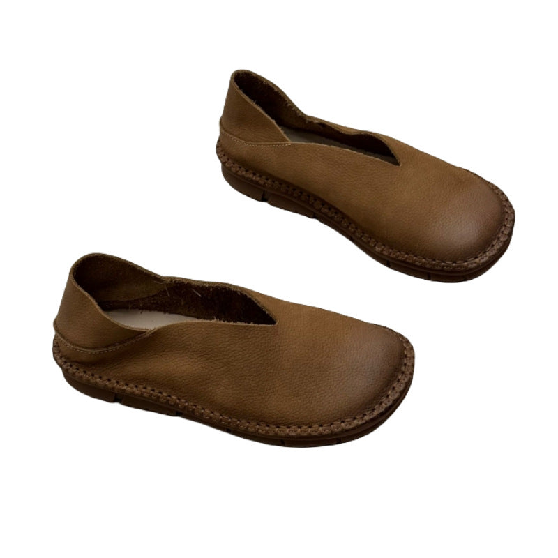 Women's Handmade Genuine Pumps Retro Cotton Linen Women's Casual Shoes