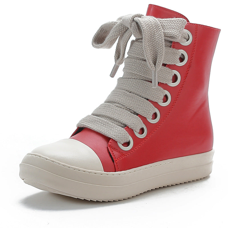 Fashion Street Small Preppy Style Big Boots