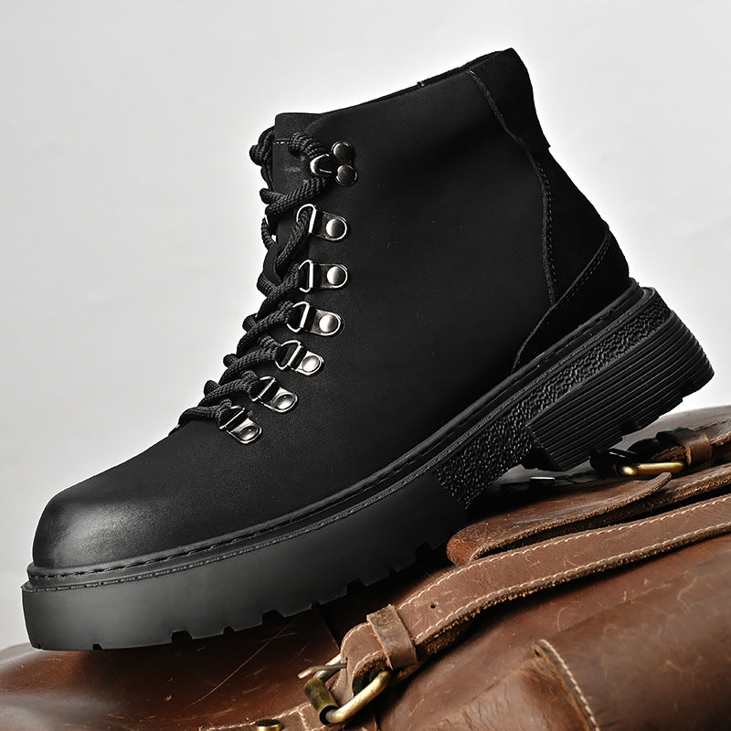 Men's Thick Warm Worker Versatile Large Size Boots