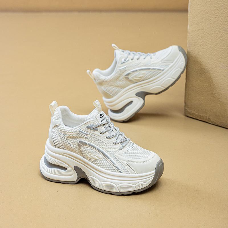 Women's Thick Bottom Platform Dad Autumn Breathable Women's Sports Shoes