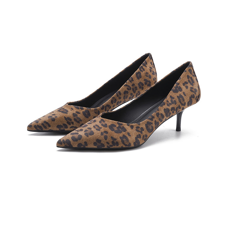 Women's High Pointed Stiletto Not Tired Feet Pumps Temperament Korean Style Women's Fashion Shoes