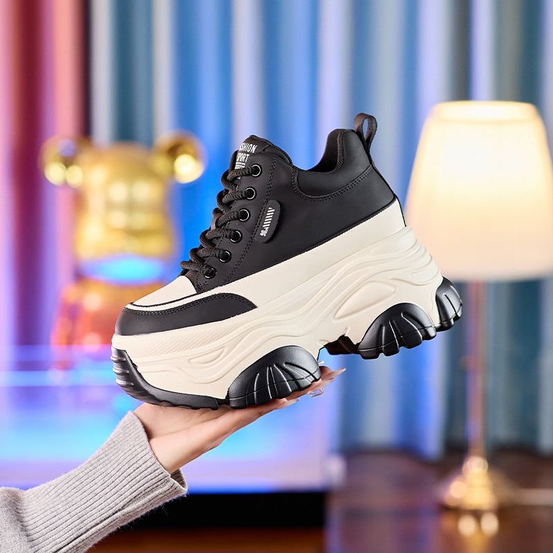 Women's Height Increasing Winter Short Platform Cm Sports Casual Shoes