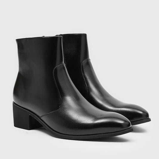 Men's Western British Style Chelsea Fashionable Thick Bottom Men's Martin Boots