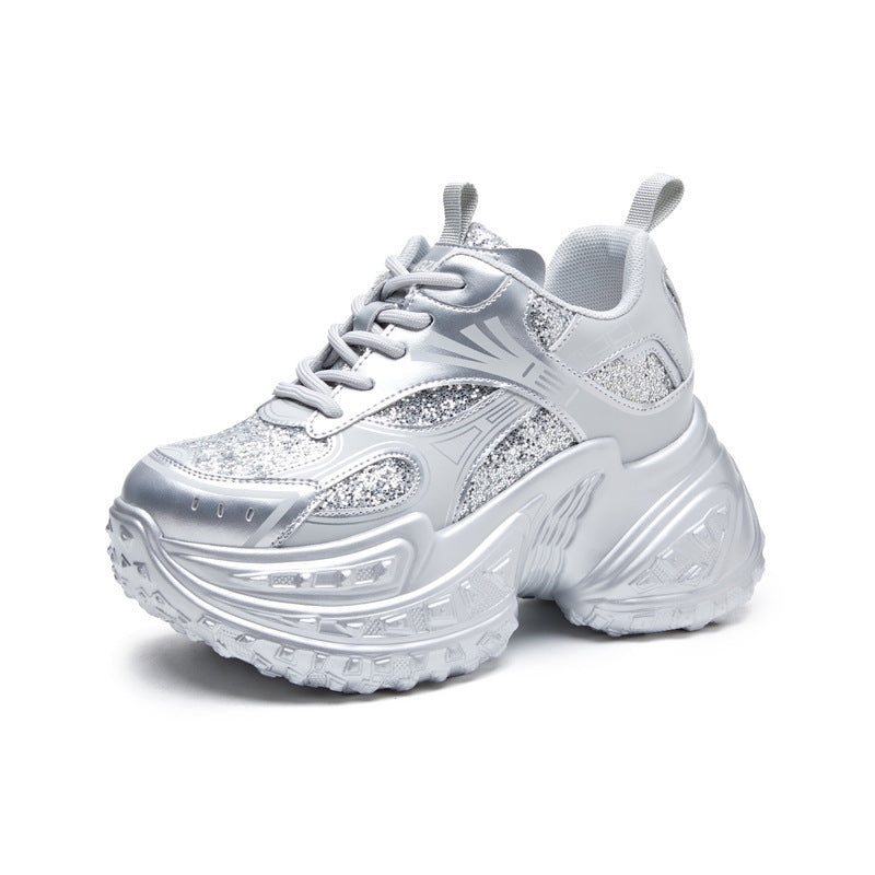 Women's Height Increasing Insole Dad Autumn Versatile Casual Shoes