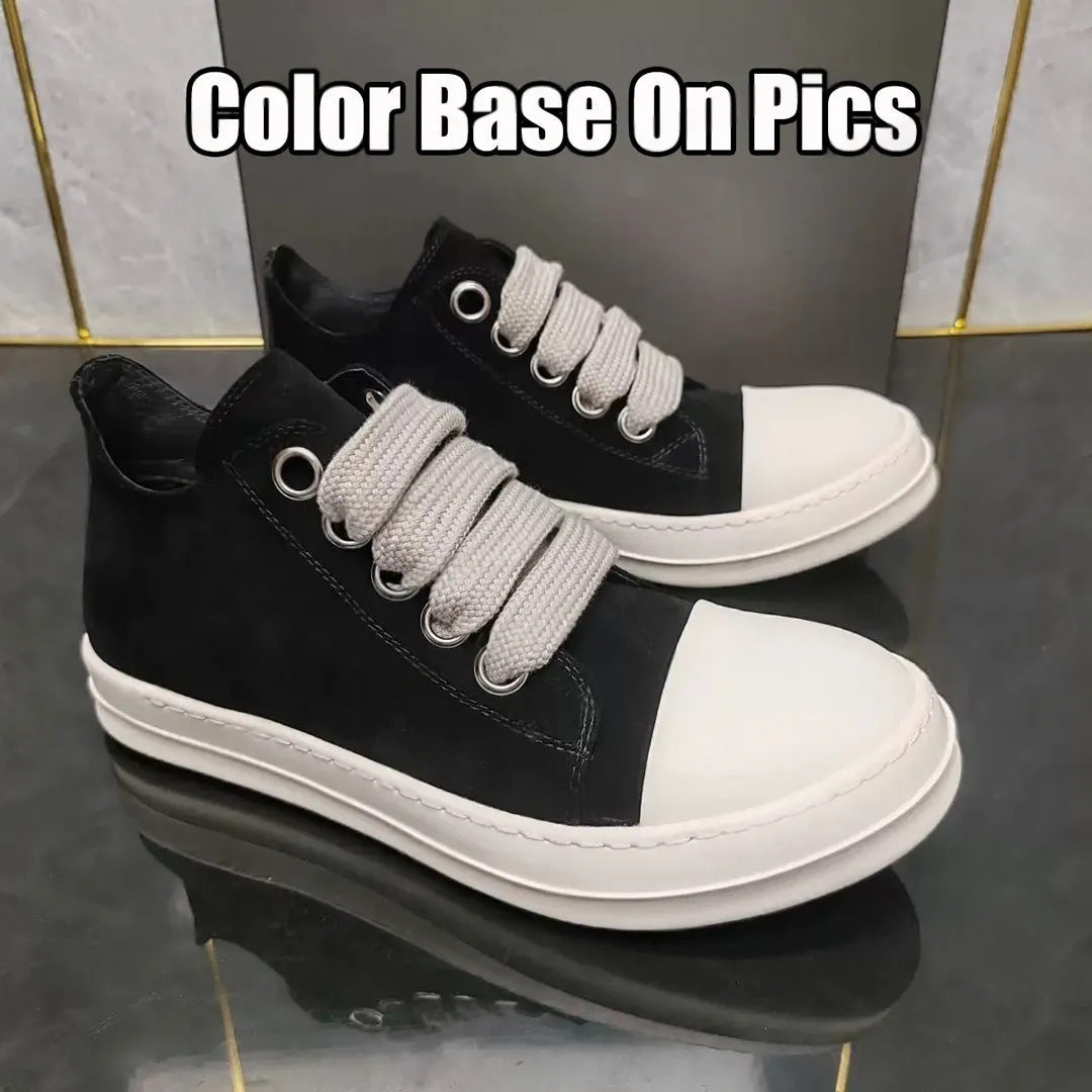 Platform Height Increasing Round Toe High Version Comfortable Casual Shoes