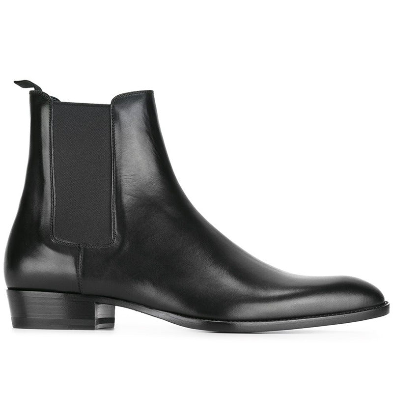 Men's Chelsea Pointed Toe Business Fashion British Men's Shoes