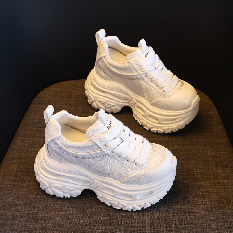 Women's Platform Height Increasing Insole Dad Spring Sports Casual Shoes