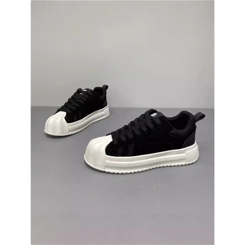 Autumn Trendy Versatile Shell Toe Fashionable Comfortable Platform Casual Shoes