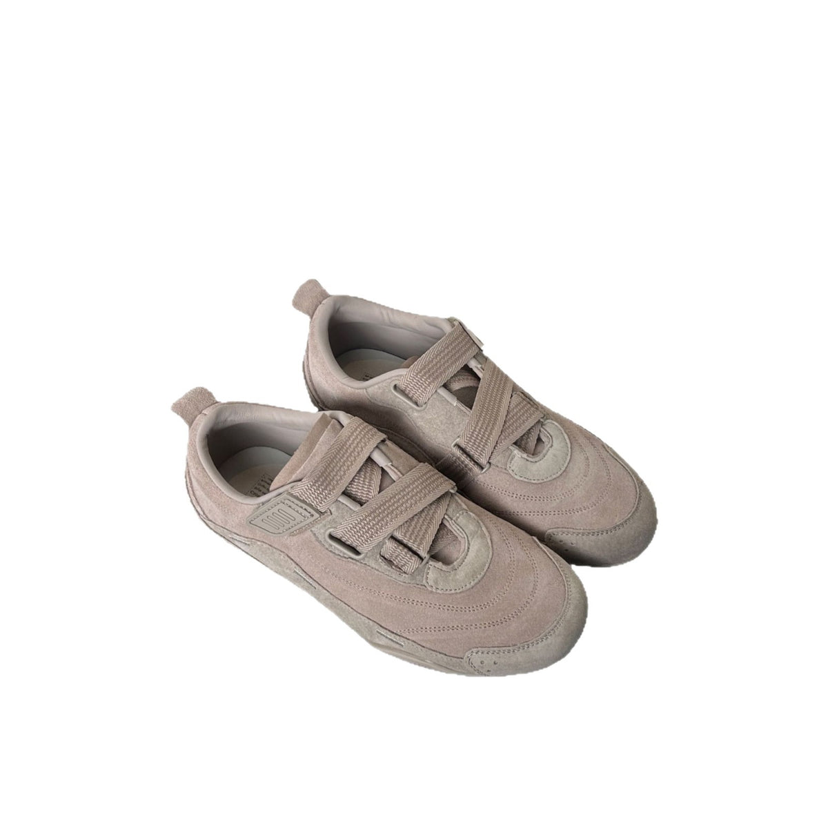 Women's Retro Ballet Training French Velcro Flat Women's Sports Shoes