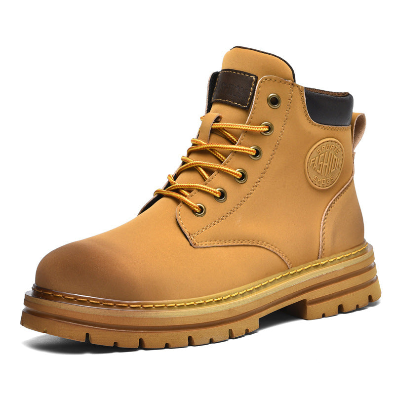 Men's Classic Worker Plus Size Outdoor Couple Men's Martin Boots