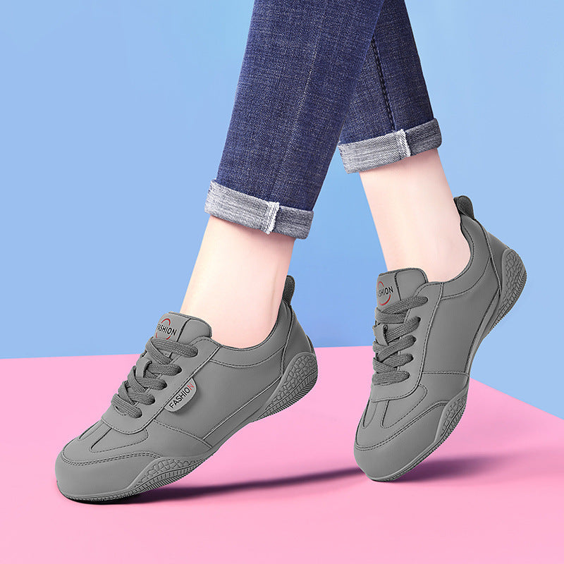 Women's Neighbor Angel White Mesh Breathable Soft Bottom Mom Sports Casual Shoes