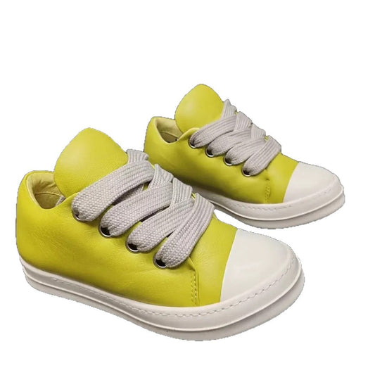 Platform Height Increasing Round Toe High Version Comfortable Casual Shoes