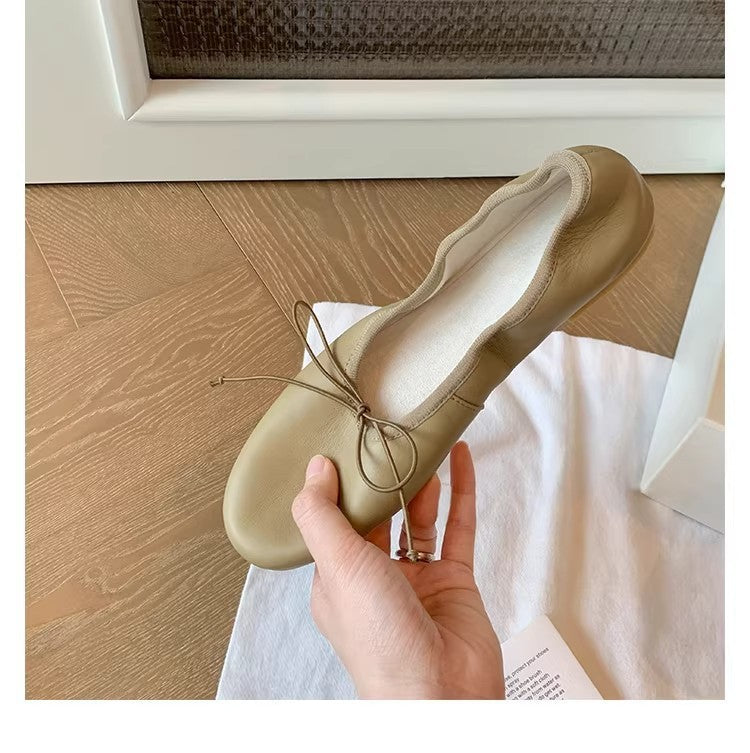 Women's Soft Soled Flats Shallow Mouth Ballet Small Single-layer Women's Fashion Shoes