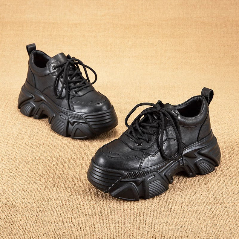 Women's Platform Spring Versatile Height Increasing High Women's Casual Shoes