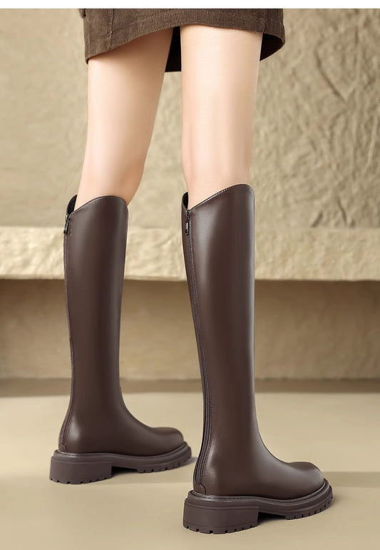 Women's Knight High Below The Knee British Boots
