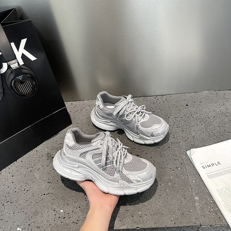 Men's Dad Platform Height Increasing Breathable Fashion Men's Sports Shoes