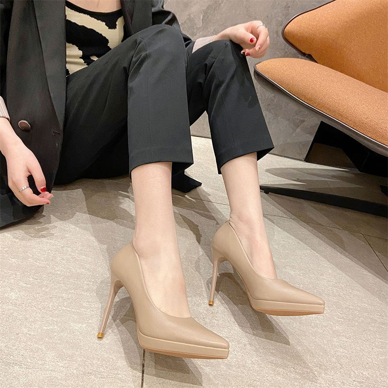 Women's Professional High Autumn Pumps Sexy Stiletto Women's Fashion Shoes