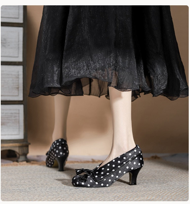 Temperament Not Tired Feet Spring Thick Retro Women's Fashion Shoes