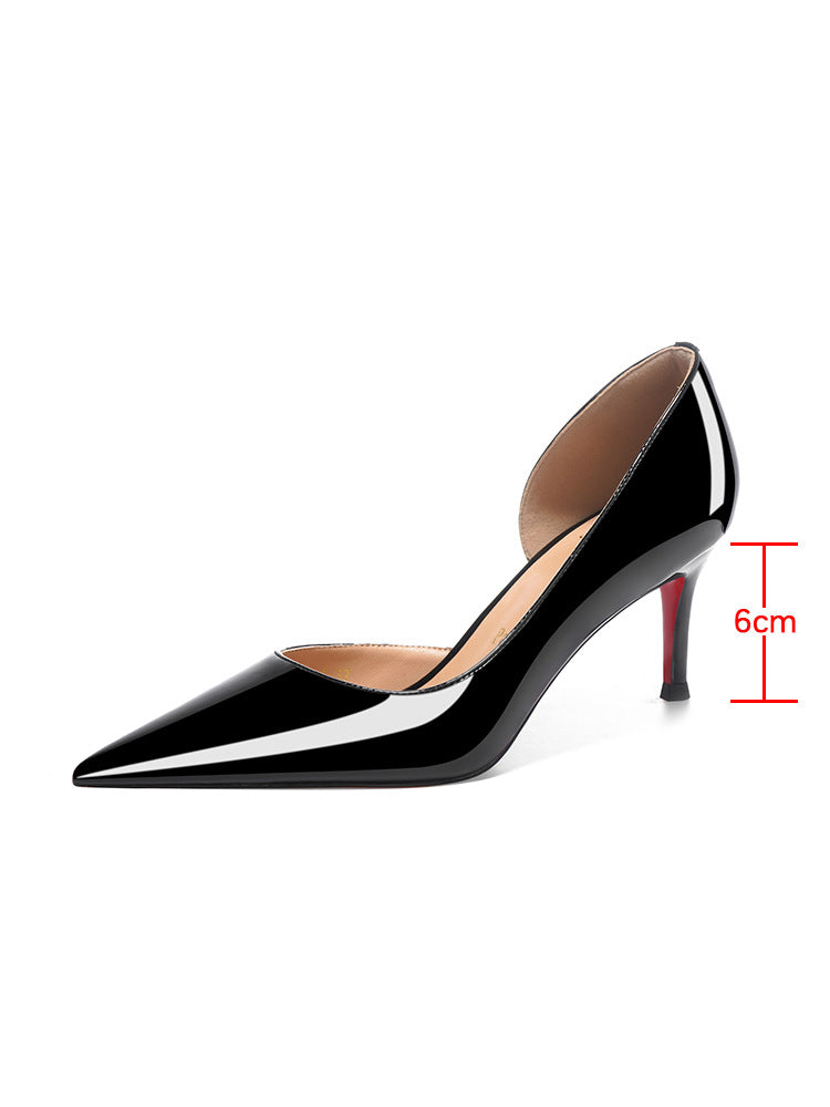 Pointed Low-cut Stiletto High Sexy Adult Lady Like Women's Fashion Shoes