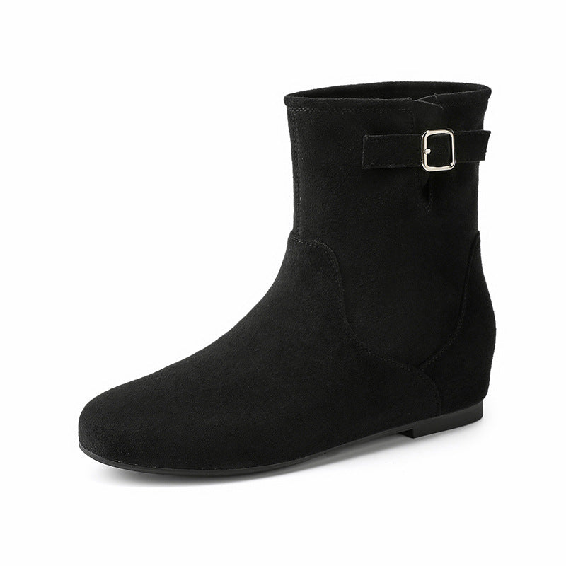 Women's French Style Fashion Elastic Socks Skinny Women's Leather Boots