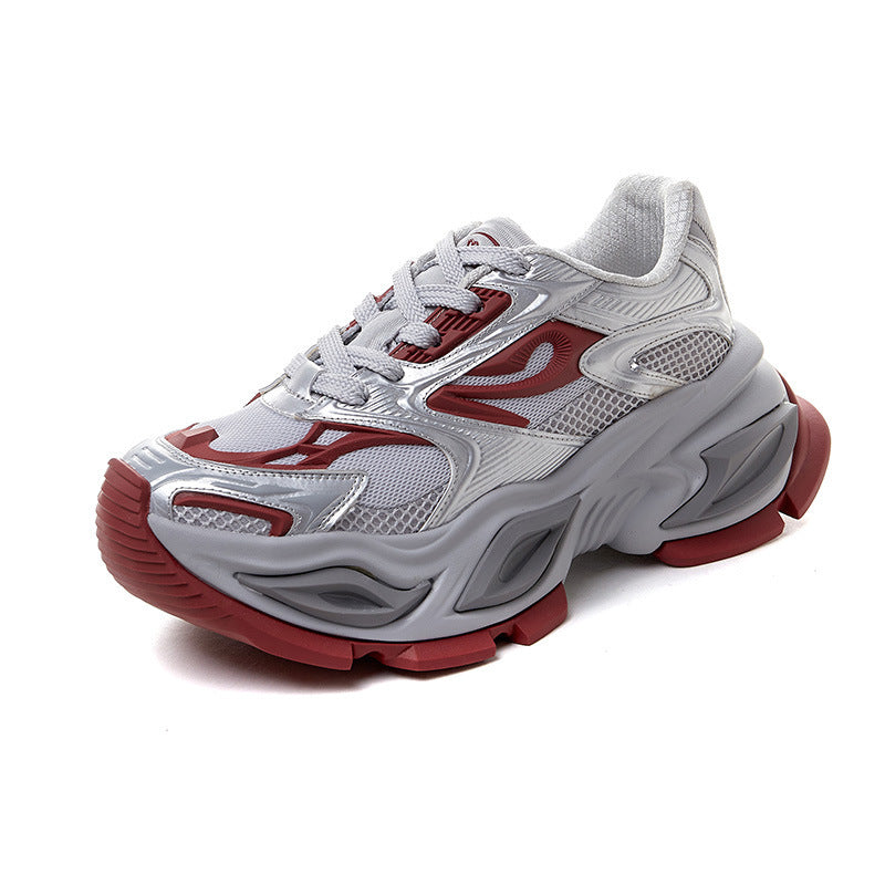Breathable Couple Style Dad Platform Tide Height Increasing Casual Shoes
