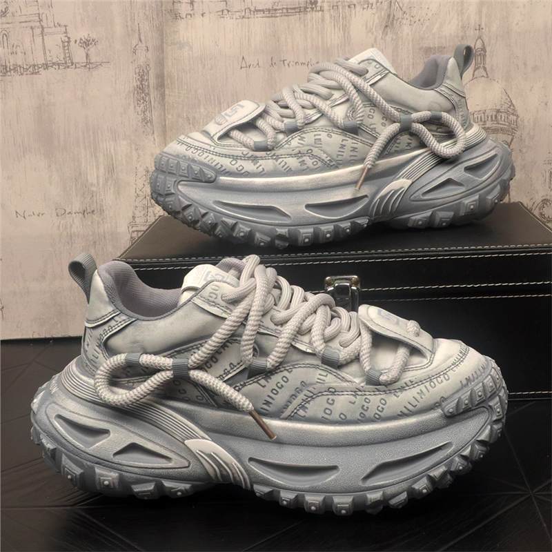 Men's Thick Bottom Dad Retro Fashion Trends Men's Sports Shoes