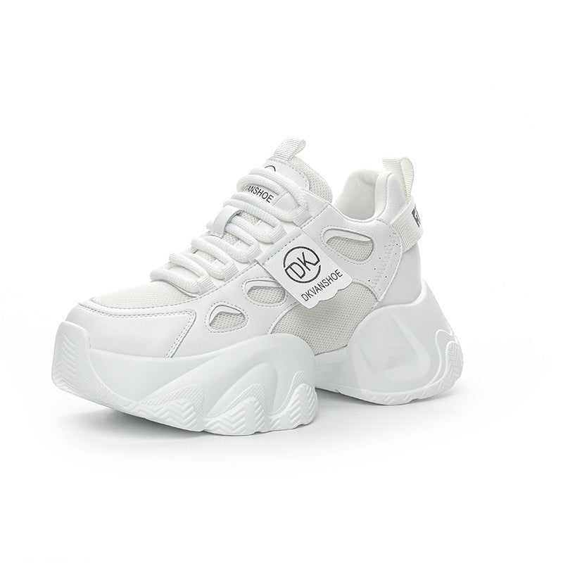 Mesh Height Increasing Insole Dad Female Versatile Korean Style Women's Casual Shoes
