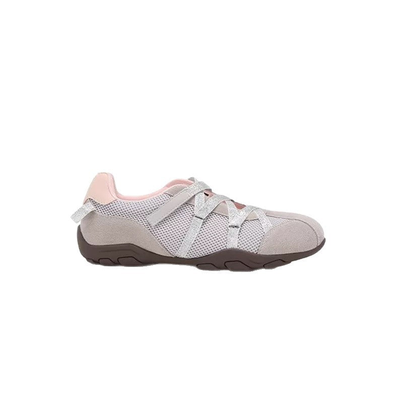 Women's Ballet Platform Retro Cross Strap Mary Women's Sports Shoes
