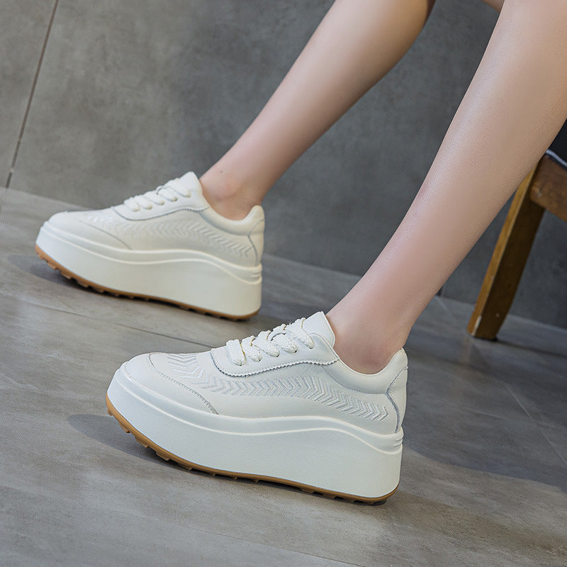 Women's Spring Soft Bottom Small Height Increasing Women's Shoes