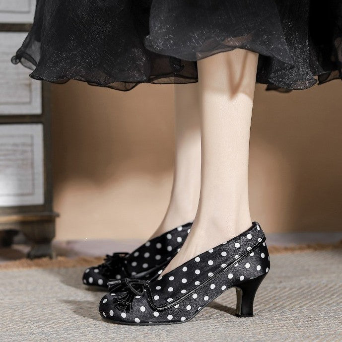 Temperament Not Tired Feet Spring Thick Retro Women's Fashion Shoes