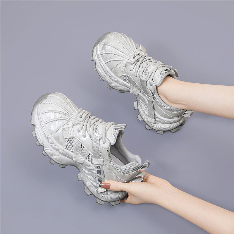 Women's Contrast Color Sweet Cool Spring Shell Toe Men's Shoes