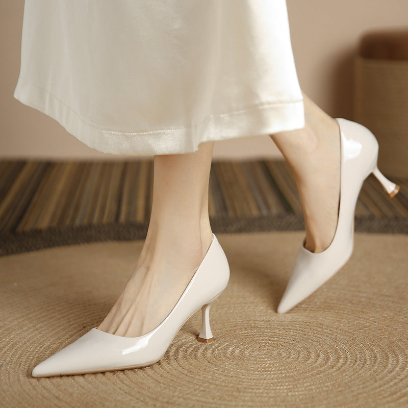Women's Pointed High Commuter Soft Bottom Stiletto Women's Fashion Shoes