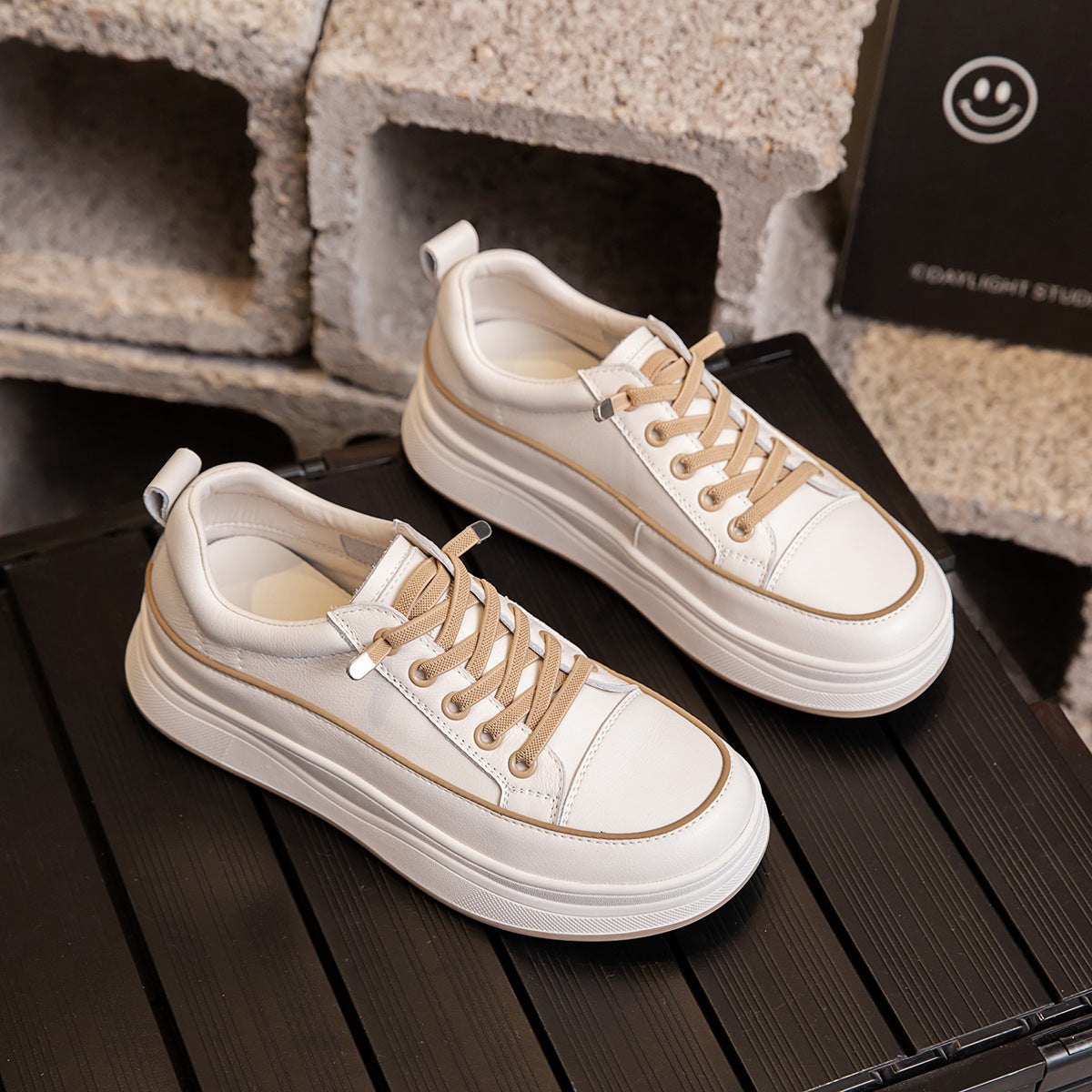 Women's Long-term Elastic Band Lazy White Spring Women's Casual Shoes