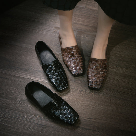 Women's Retro Style Slip-on Pumps Special Interest Light Women's Casual Shoes