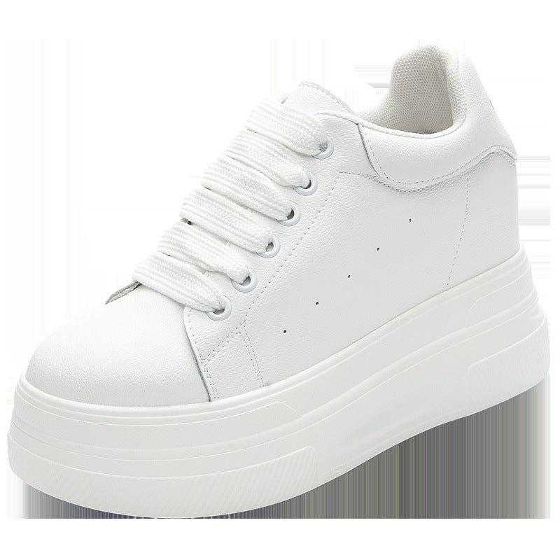 Women's Heightened Easy Wear Platform Height Increasing Insole Super Women's Casual Shoes