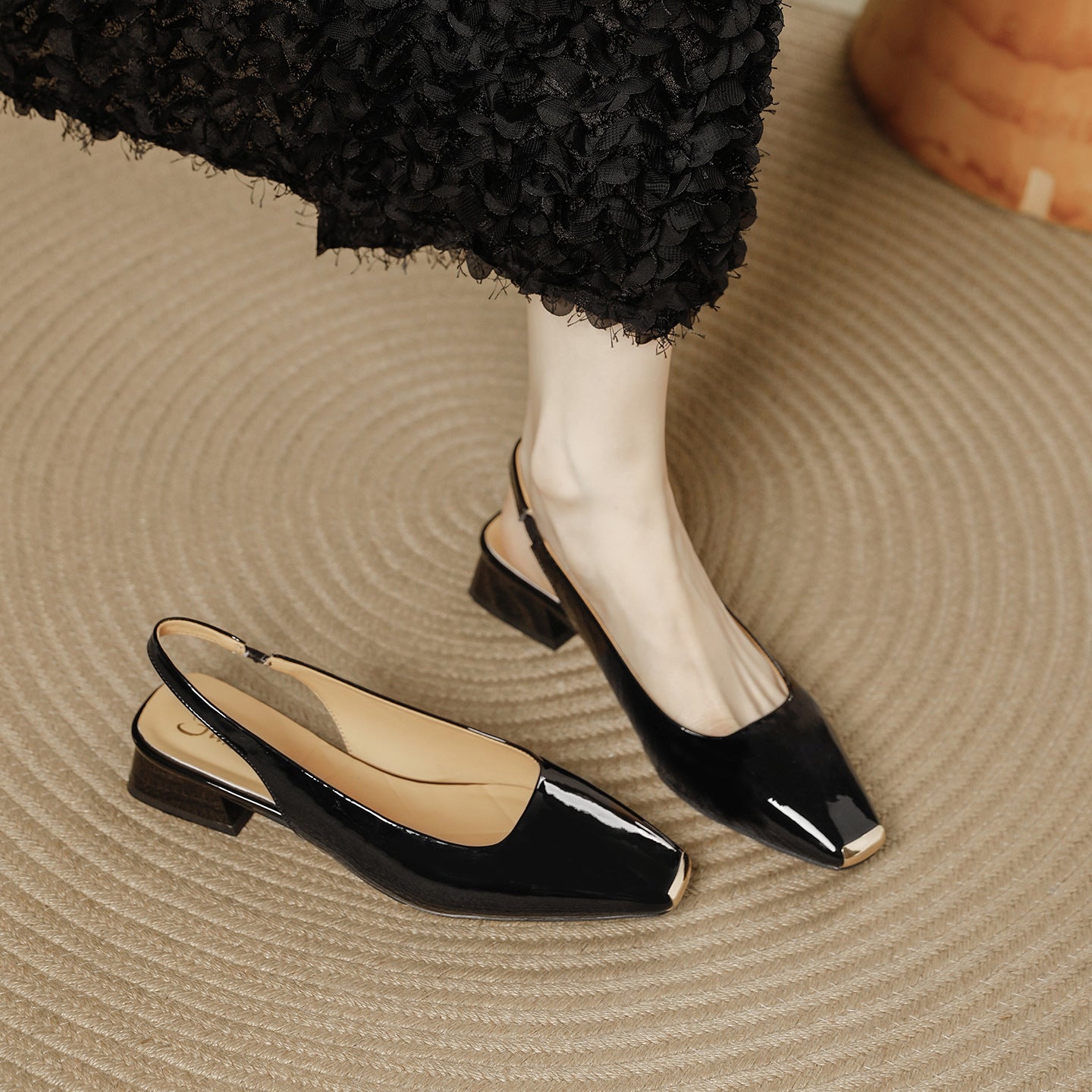 Women's Chunky Mary Jane Summer Strap Comfortable Square Head High Heeled Sandals