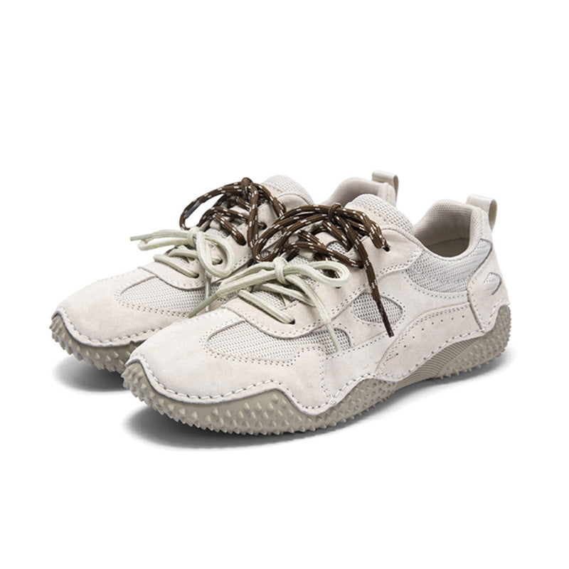 Women's Net Face Color Matching Soft Bottom Sports Casual Shoes