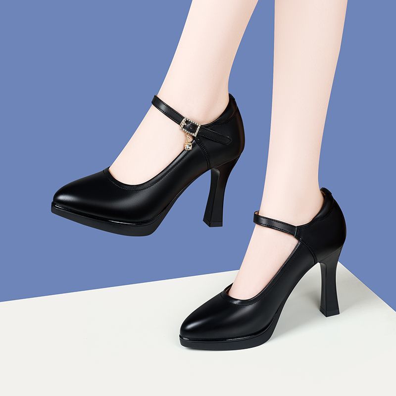 Women's Cheongsam Catwalk Show High Chunky Platform Performance Shallow Mouth Women's Fashion Shoes