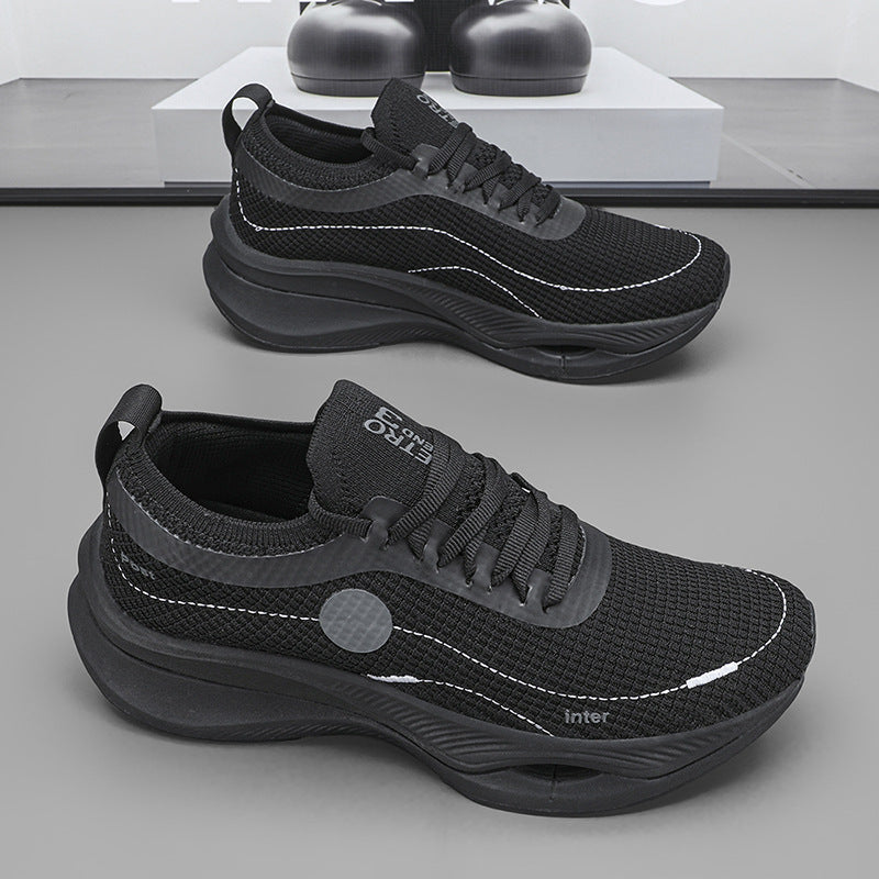 Men's Fly Woven Mesh Breathable Couple Light Fashion Trendy Women's Sports Shoes