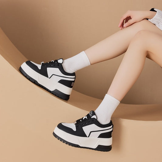 Women's Height Increasing Insole Flange In Black Women's Sports Shoes