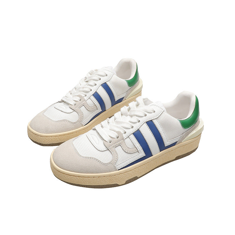 Women's German Training White Platform Sports Breathable Casual Shoes
