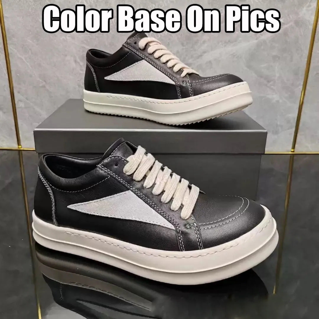 Platform Height Increasing Round Toe High Version Comfortable Casual Shoes