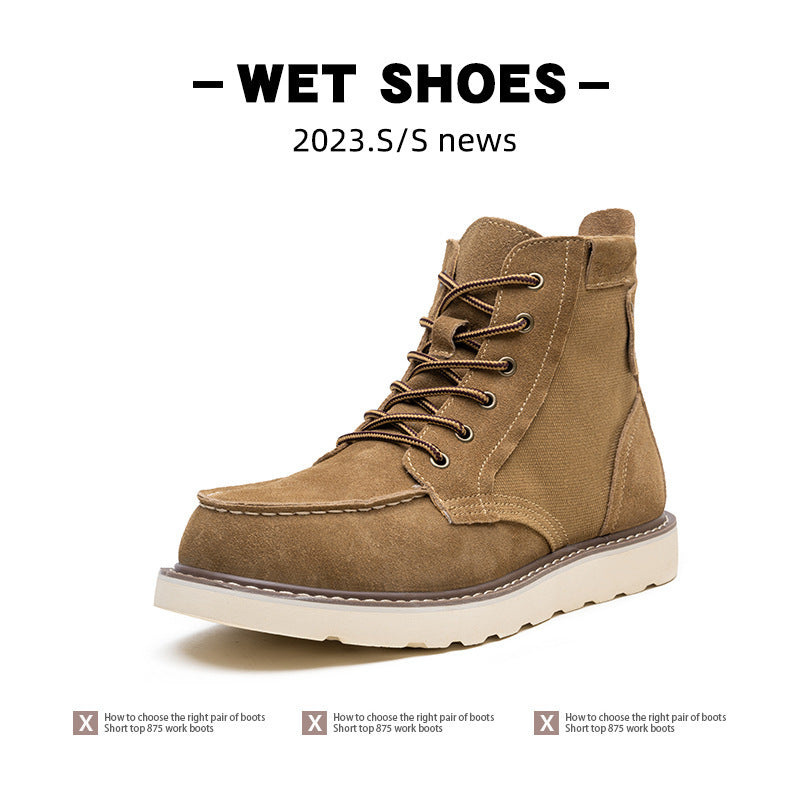 Men's Clothes Plus Size Special Vintage Martin Men's Leather Boots