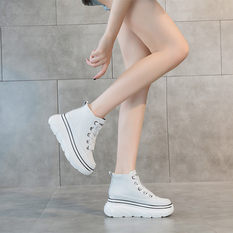 Women's Skate Height Increasing Insole White Small Women's Sports Shoes