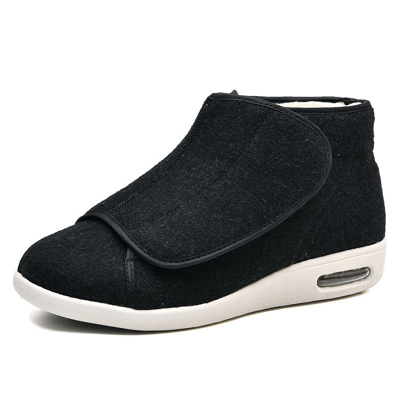 Men's For The Old Fleece-lined Walking Square Men's Sports Shoes